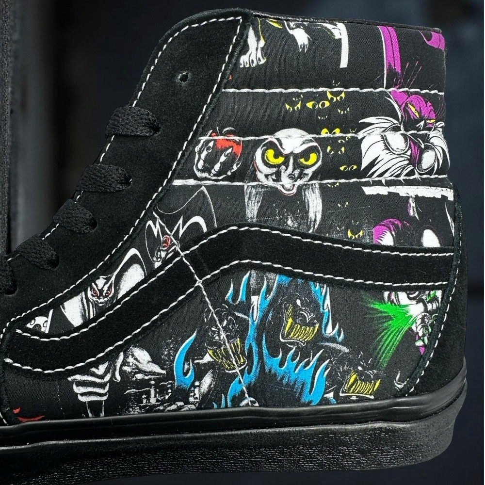 Disney x Vans SK8-Hi 100 Villains Sneakers Shoes Limited Edition M 6.5, W 8.0 - Picture 9 of 14